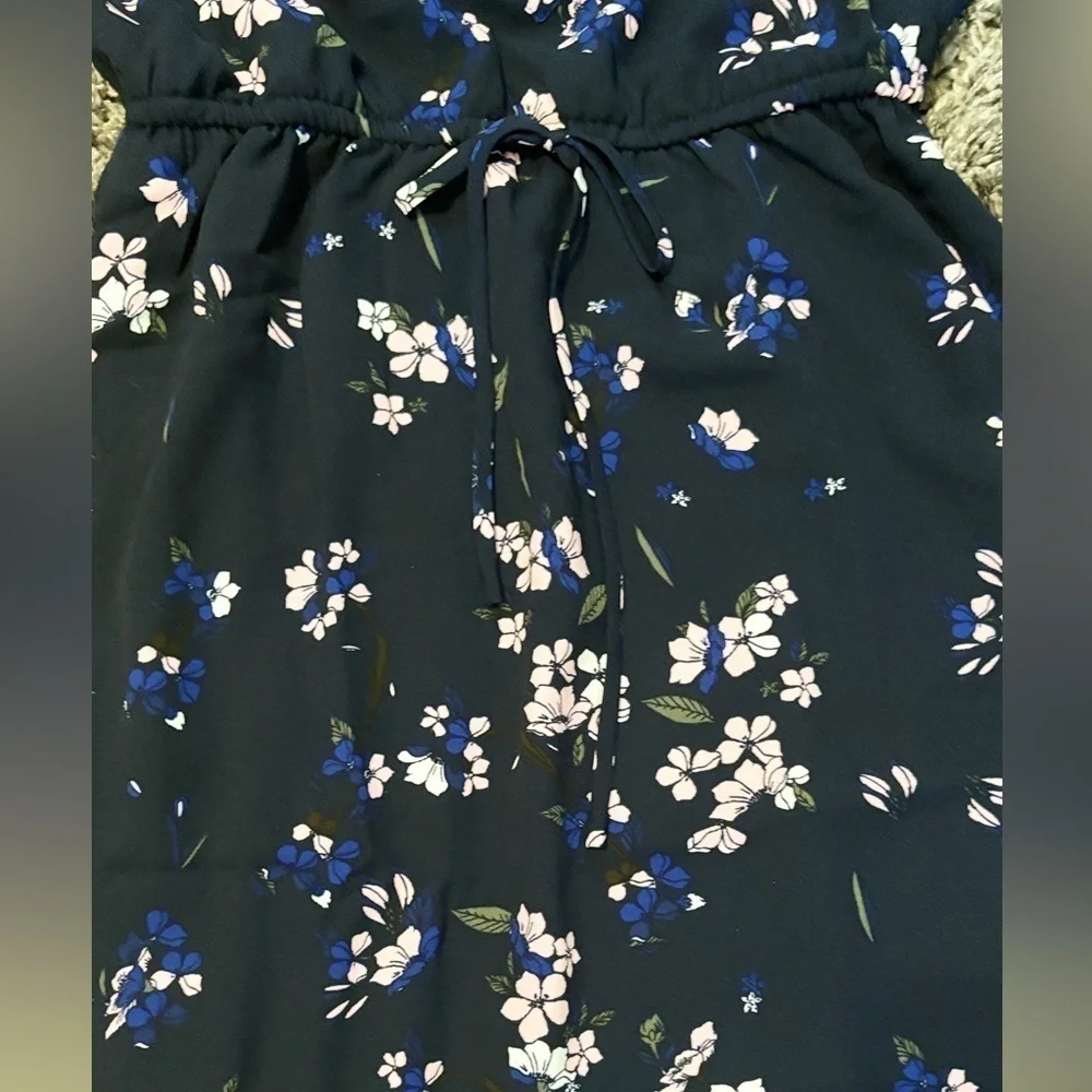 41 Hawthorn Blue Navy Sleeveless Dress | Size Small